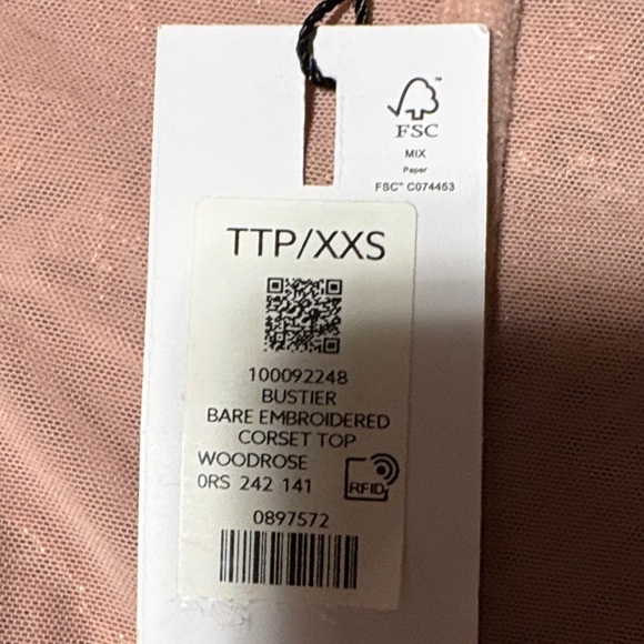 Dynamite Blush Lace Bustier - Picture 10 of 10